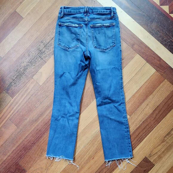 Good American Medium Wash Straight Leg Jeans Size 2/26 - Picture 14 of 16